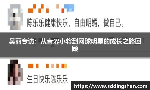 吴丽专访：从青涩小将到网球明星的成长之路回顾
